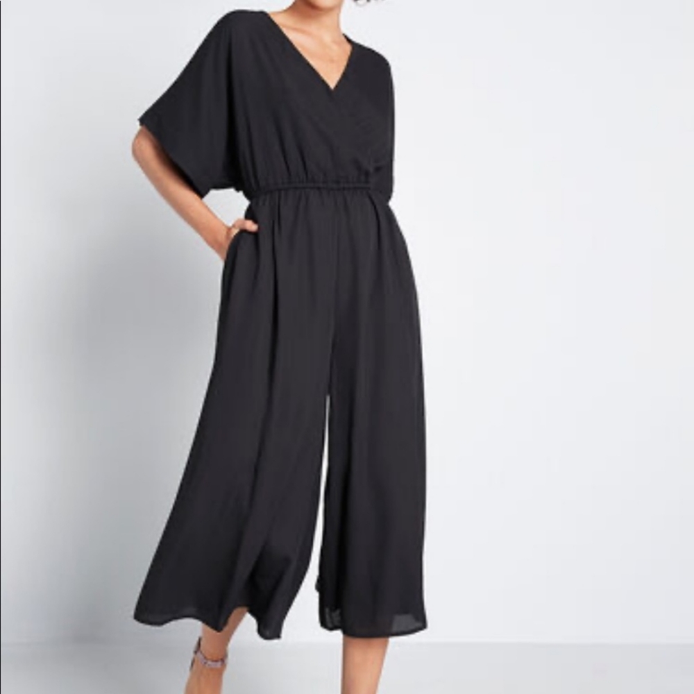 Modcloth black jumpsuit NWT